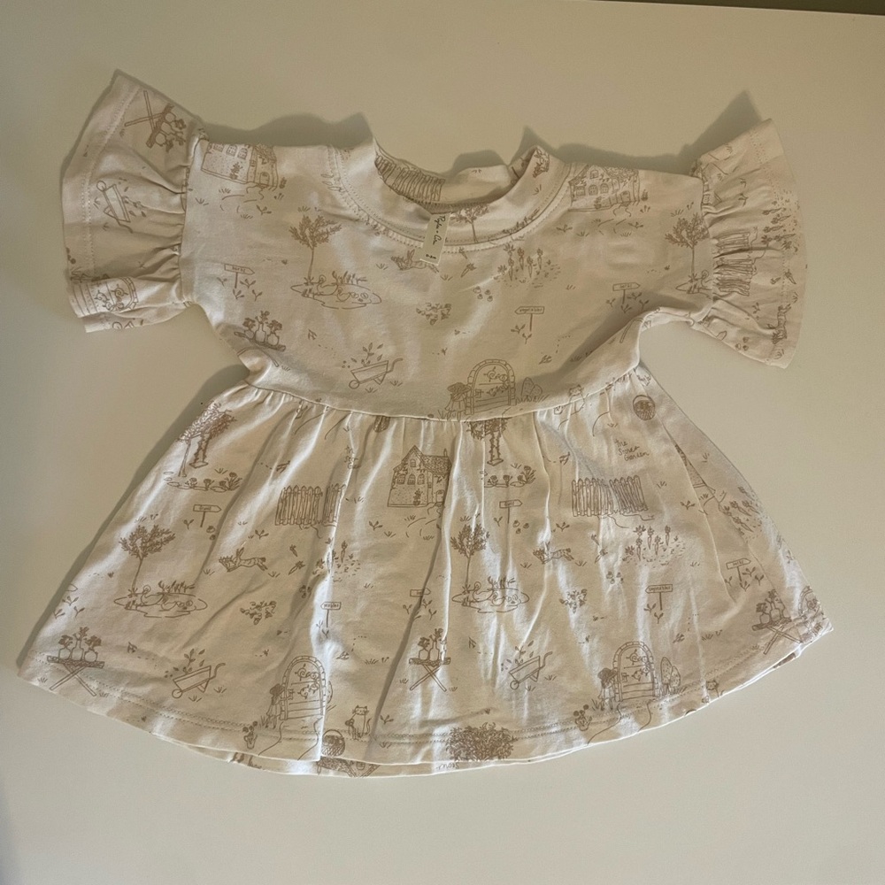 Rylee + Cru garden dress 0-3M
